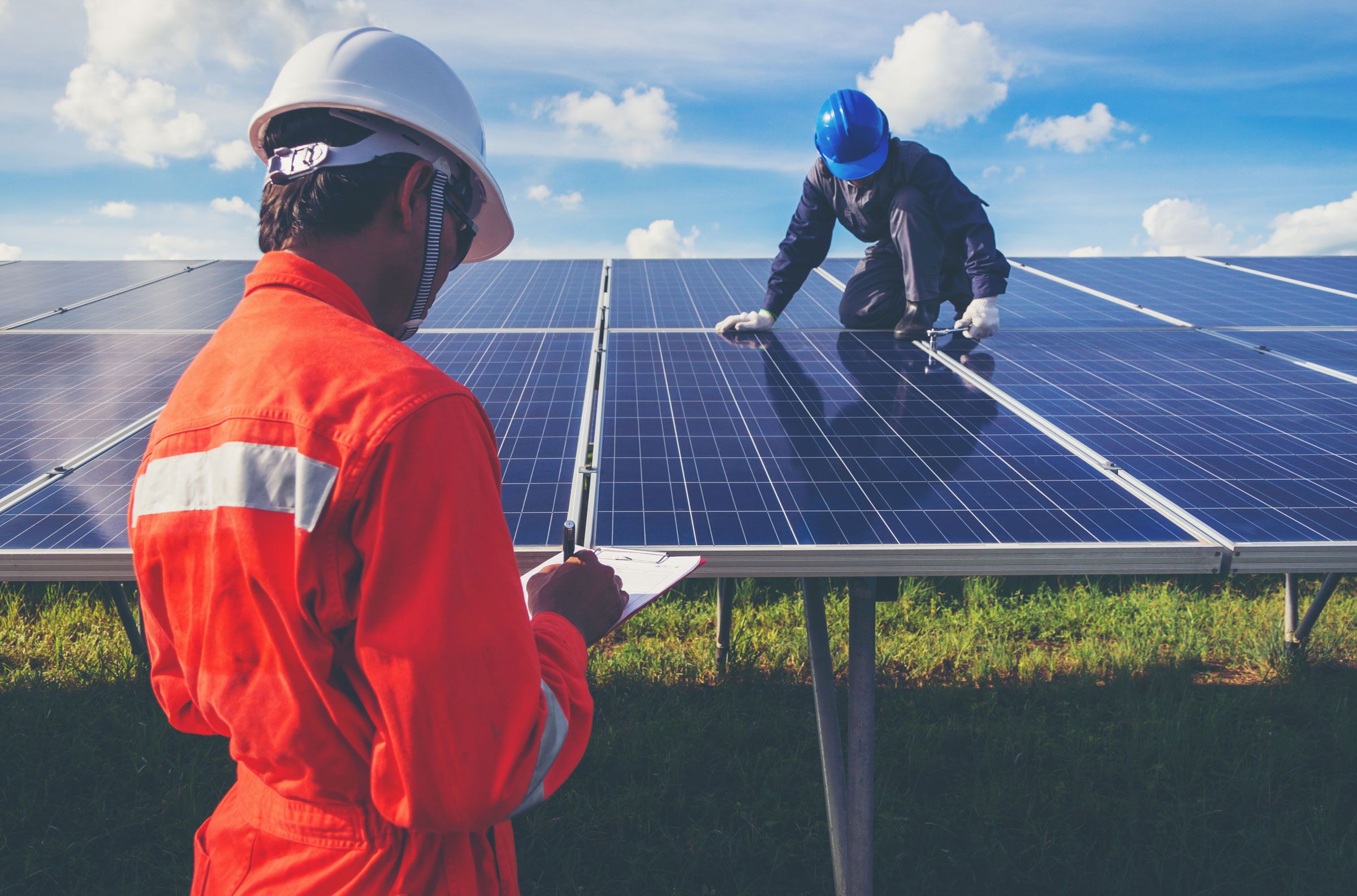 Operation and maintenance at a solar power plant