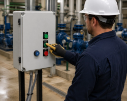 Technician commissioning Series E620 Starter