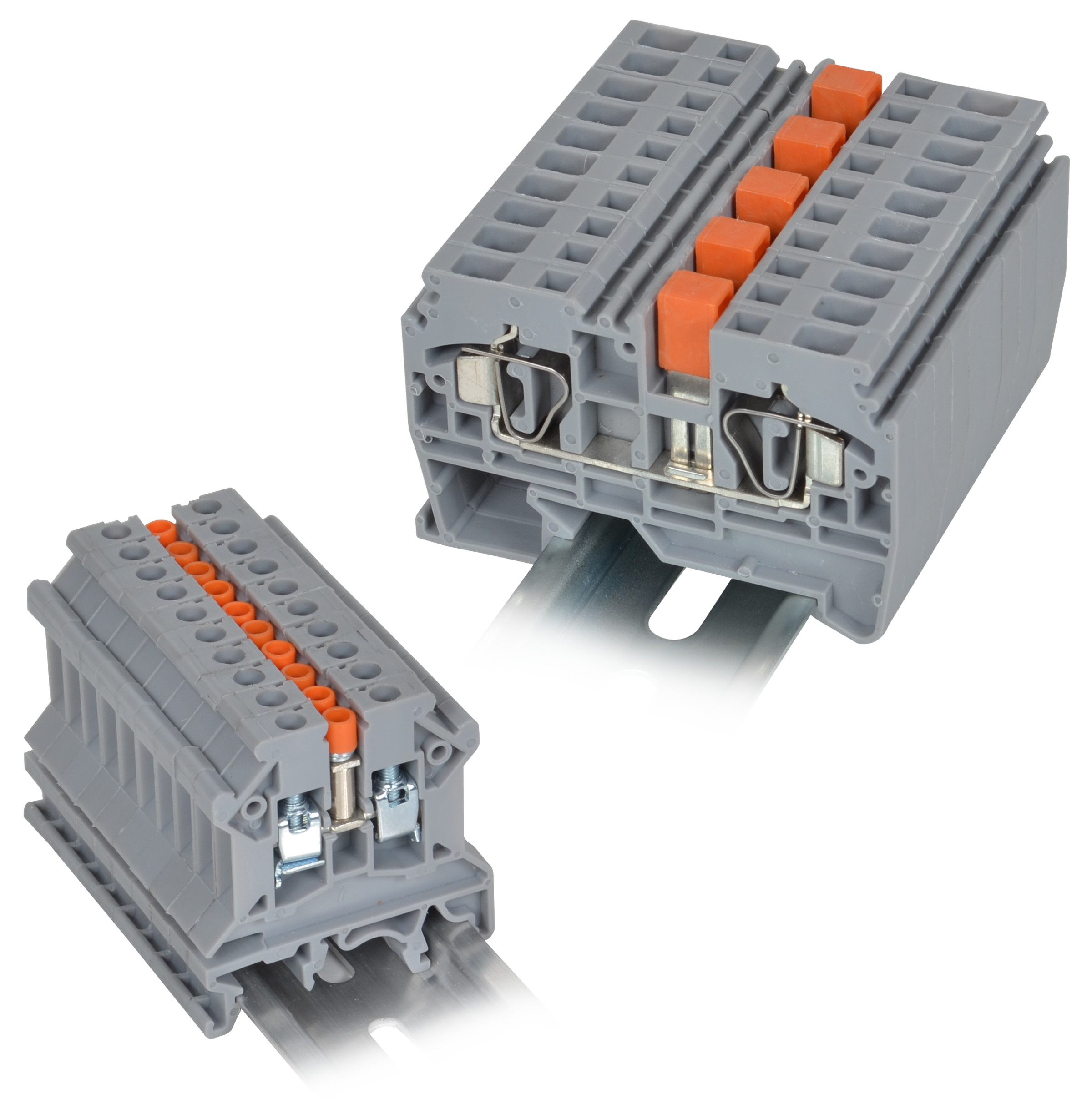 Iec Terminal Blocks In Screw Clamp Spring Clamp Connections C3controls