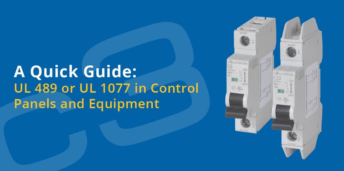 Ul 4 Ul 1077 Miniature Circuit Breakers Ac Dc C3controls